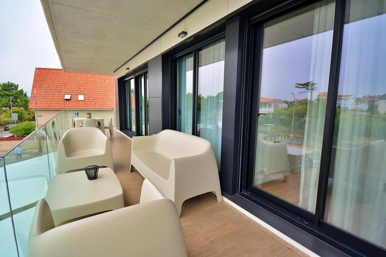Apartamento con piscina en Canelas, Sanxenxo Exterior foto